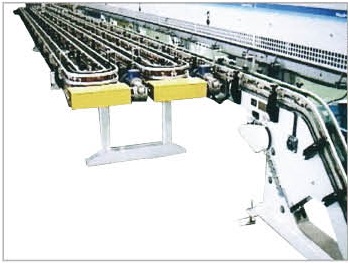 Roller chain conveyor