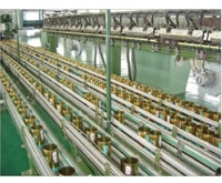 Roller chain conveyor