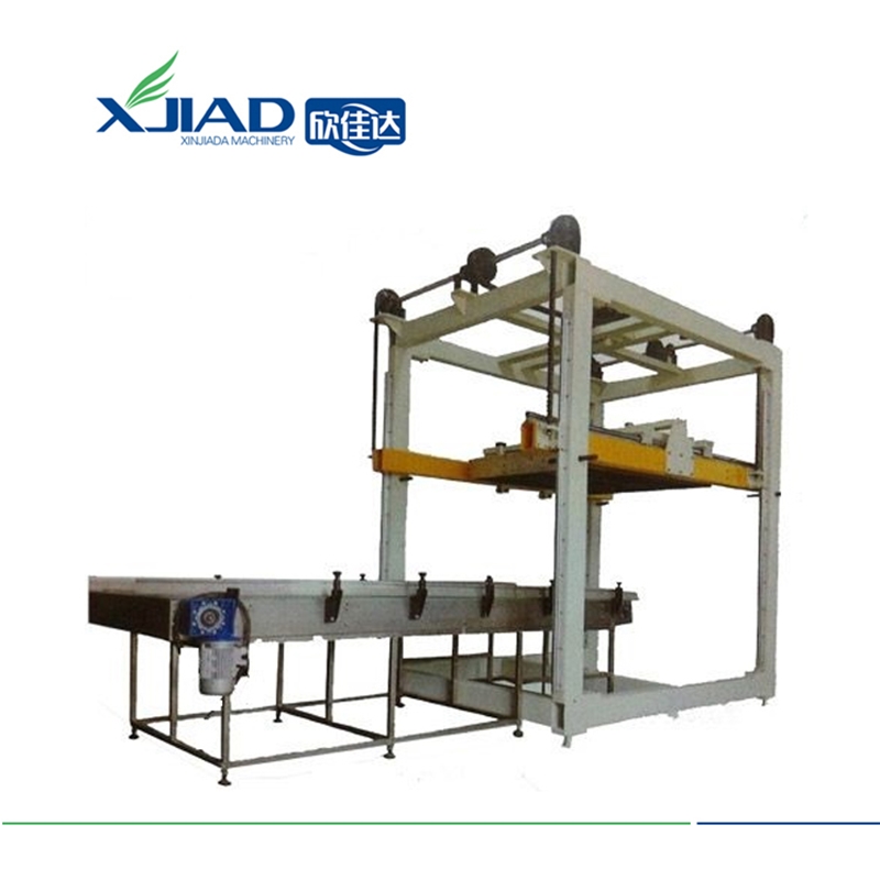 Magnetic low-order filled can depalletizer